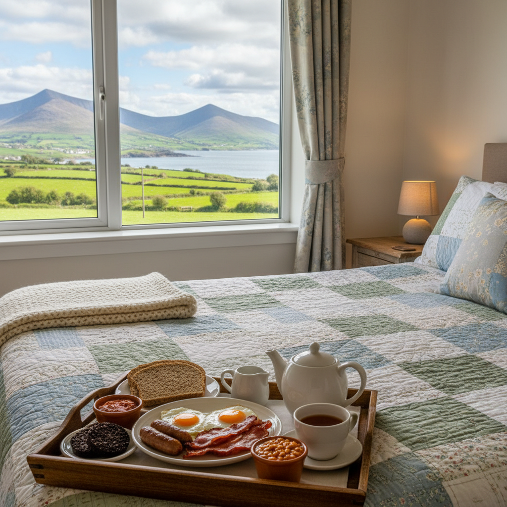 The Garden Room overlooking our landscaped gardens